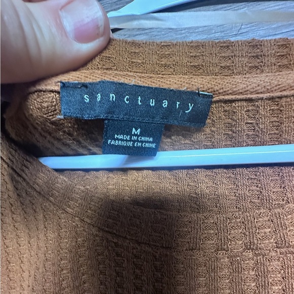 Sanctuary Tan Textured Ribbed Knit Top - Picture 4 of 7